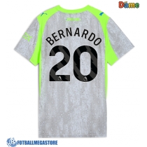 Fotballdrakt Dame Manchester City Bernardo Silva #20 Tredjedrakt 2025-26 Kortermet